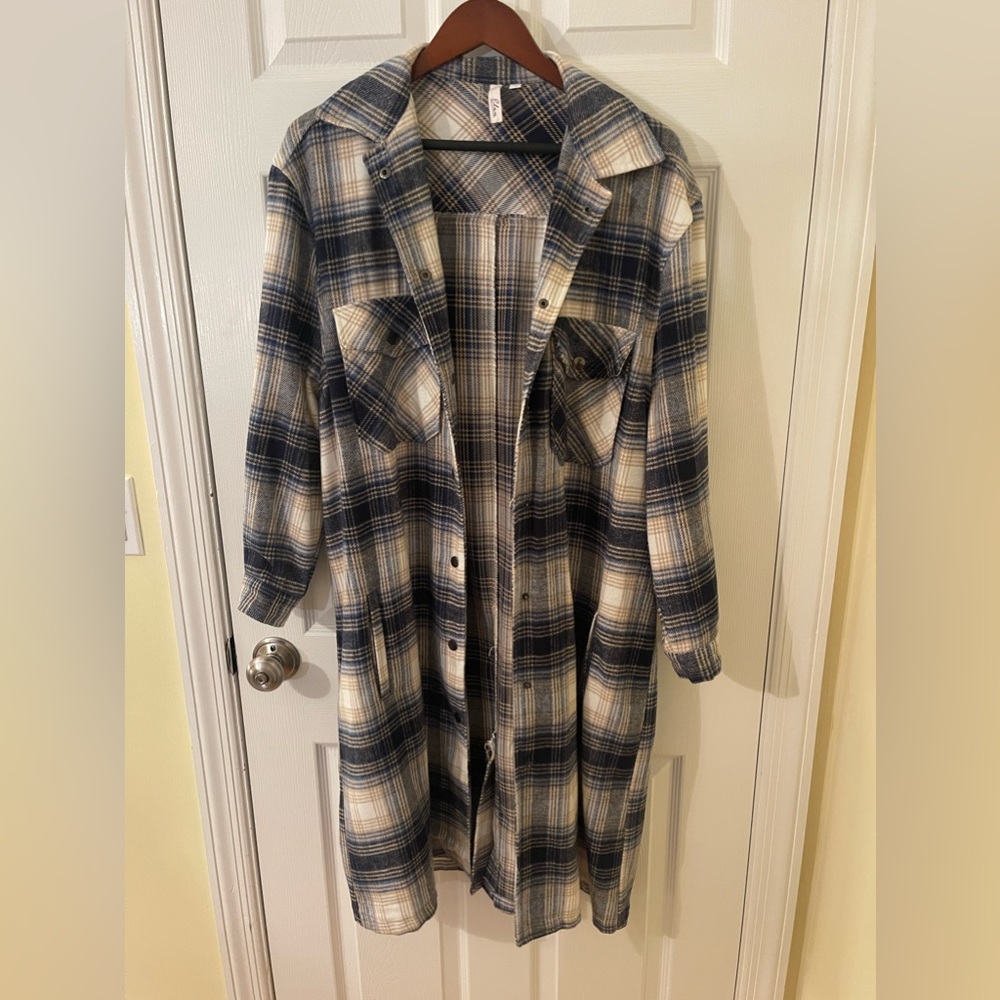 Elan Plaid MIDI Shacket
